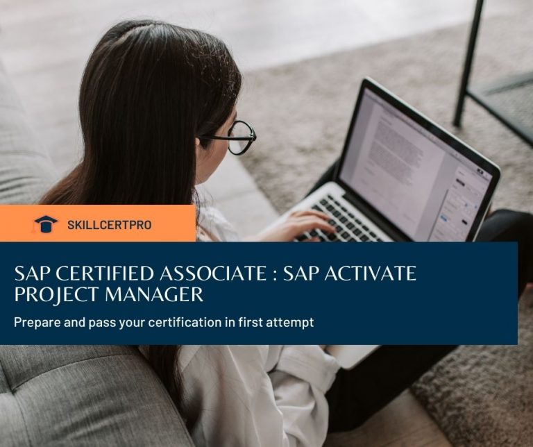 SAP Activate Manager C_ACTIVATE12 Exam Questions